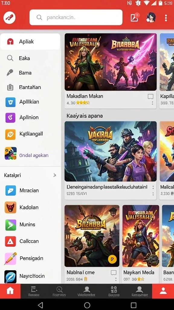 Tampilan antarmuka yang intuitif dan menarik.