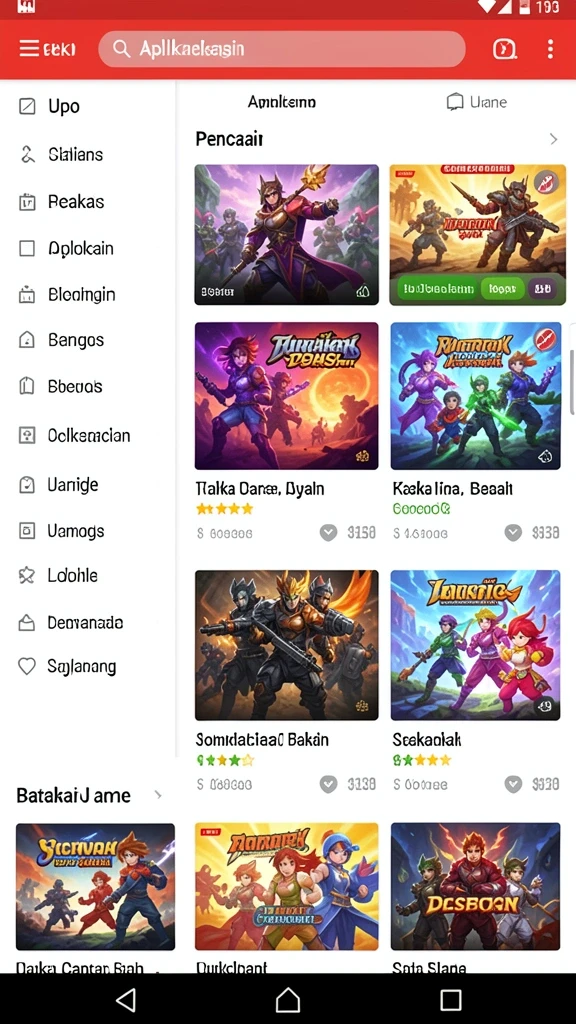 Tampilan beranda yang menarik dan mudah dinavigasi.