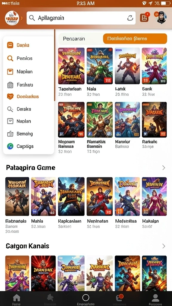Karakter unik dengan banyak pilihan skin.