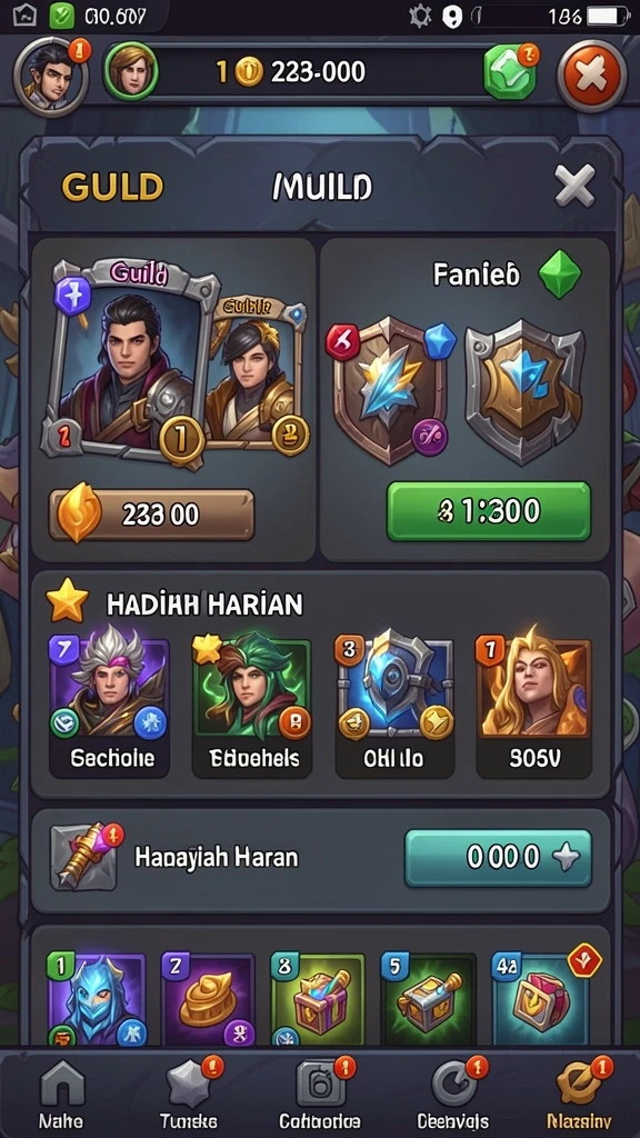Event bulanan yang memberikan hadiah menarik bagi pemain.