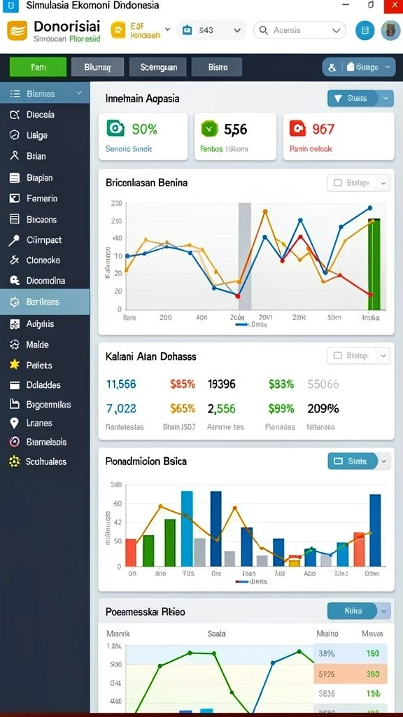 Gambaran grafik menakjubkan di dalam game.