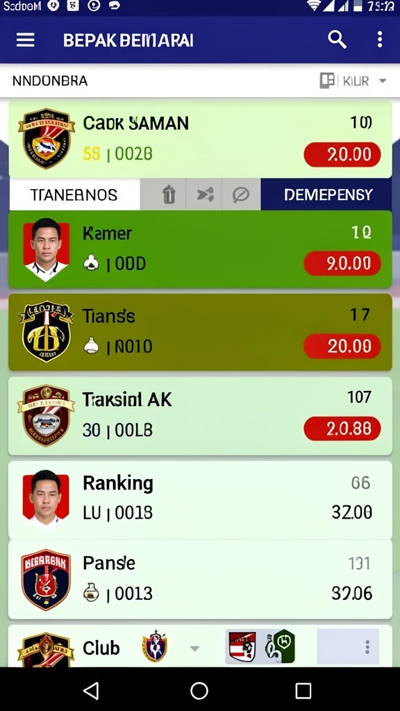 Fitur leaderboard yang memacu kompetisi antar pemain.