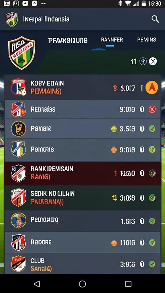 Tampilan awal yang menarik dan mudah digunakan.