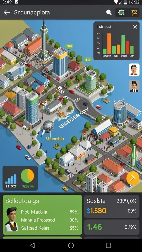 Visualisasi gameplay yang mendebarkan dari DEWANAGA77.