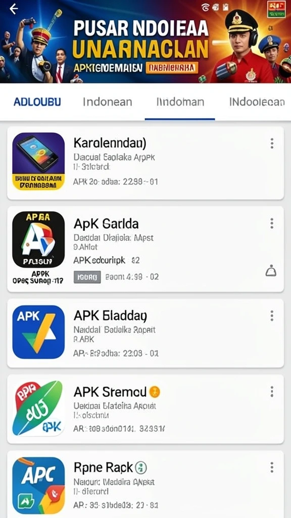Karakter-karakter unik dengan desain yang menarik.