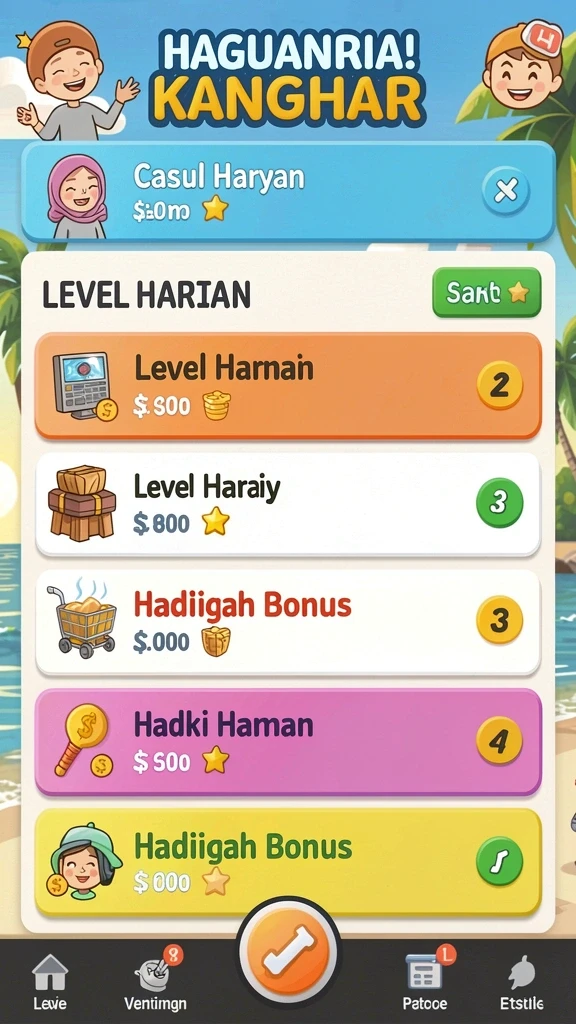 Karakter-karakter unik dengan kemampuan spesial.