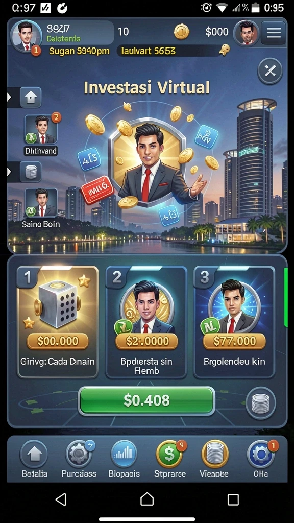 Screenshot ini menampilkan pilihan karakter yang dapat dimainkan.