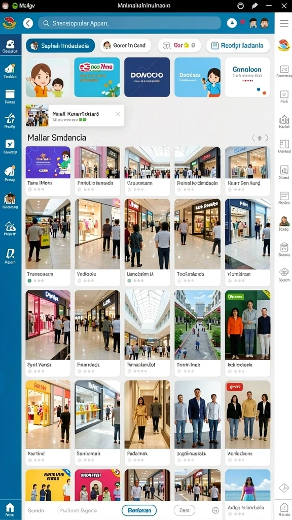 Karakter-karakter unik dengan desain menarik.