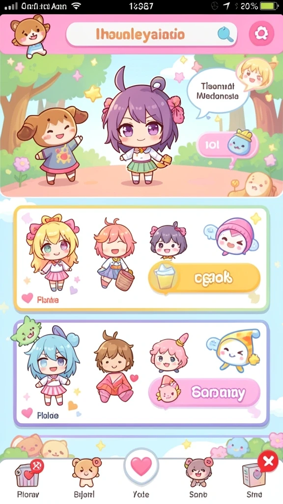 Screenshot ketiga menunjukkan fitur turnamen yang seru.