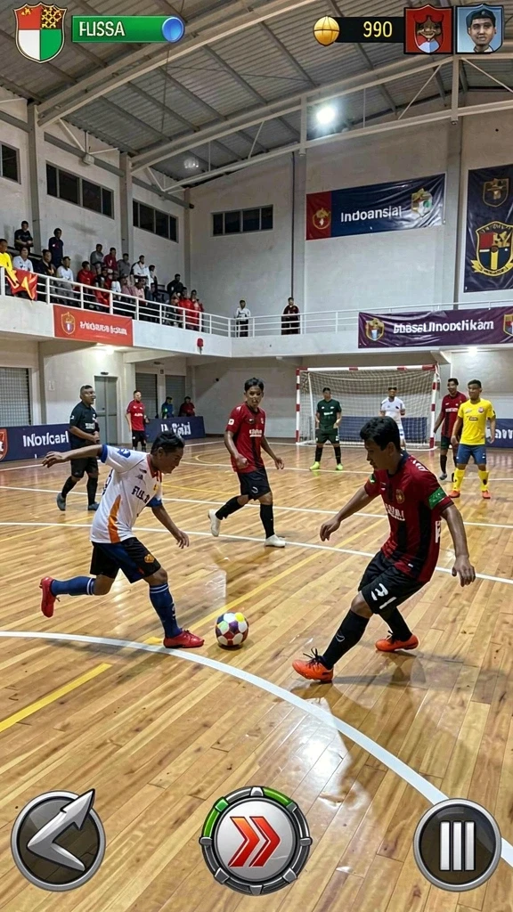 Tangkapan layar dengan tampilan level yang menantang.