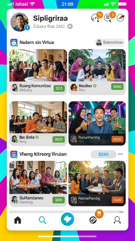 Tangkapan layar menampilkan mode multiplayer dengan teman.