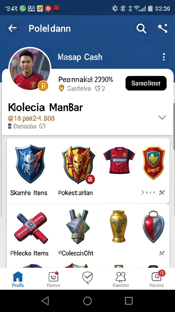 Tampilan awal game yang menarik dan user-friendly.