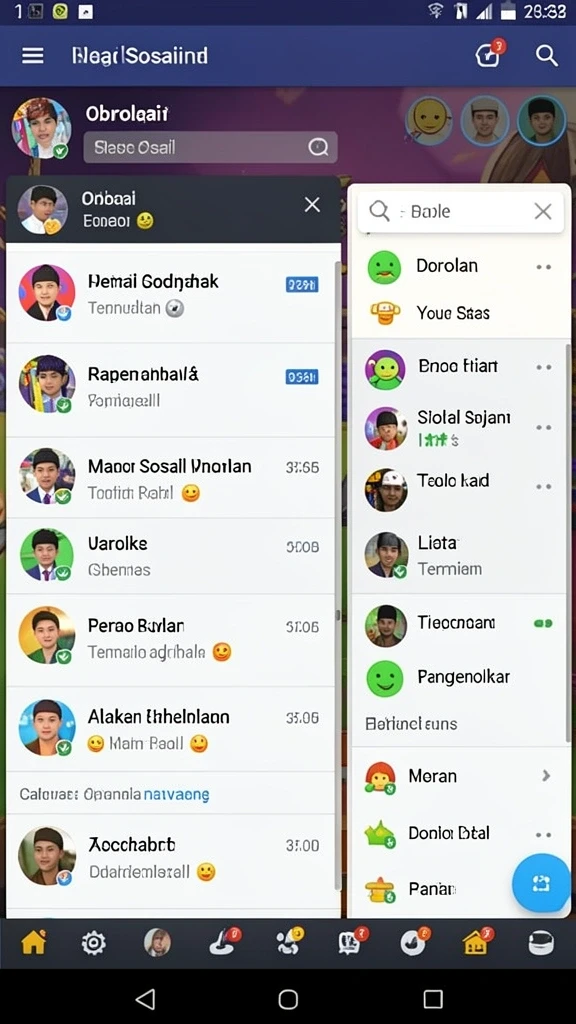 Antarmuka yang ramah pengguna dan menarik.