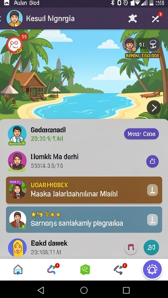 Karakter kustomisasi yang beragam.