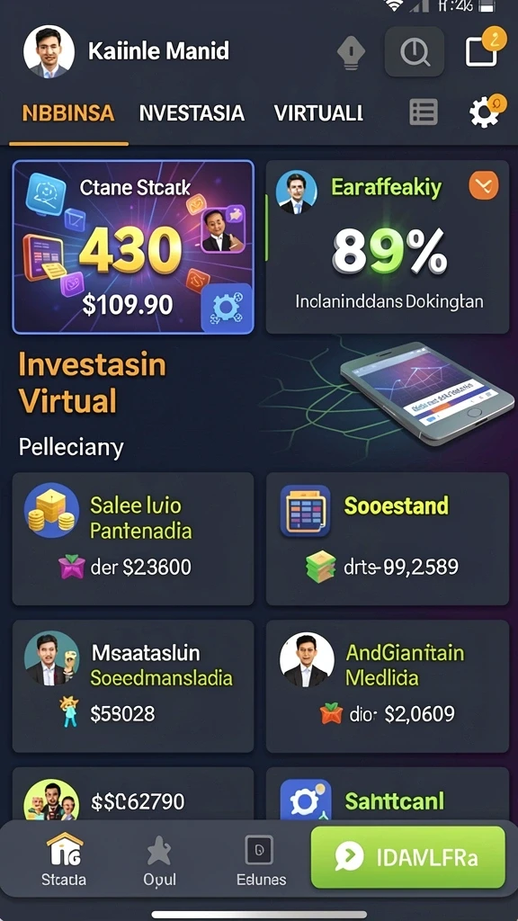 Menu navigasi yang mudah diakses dan intuitif.