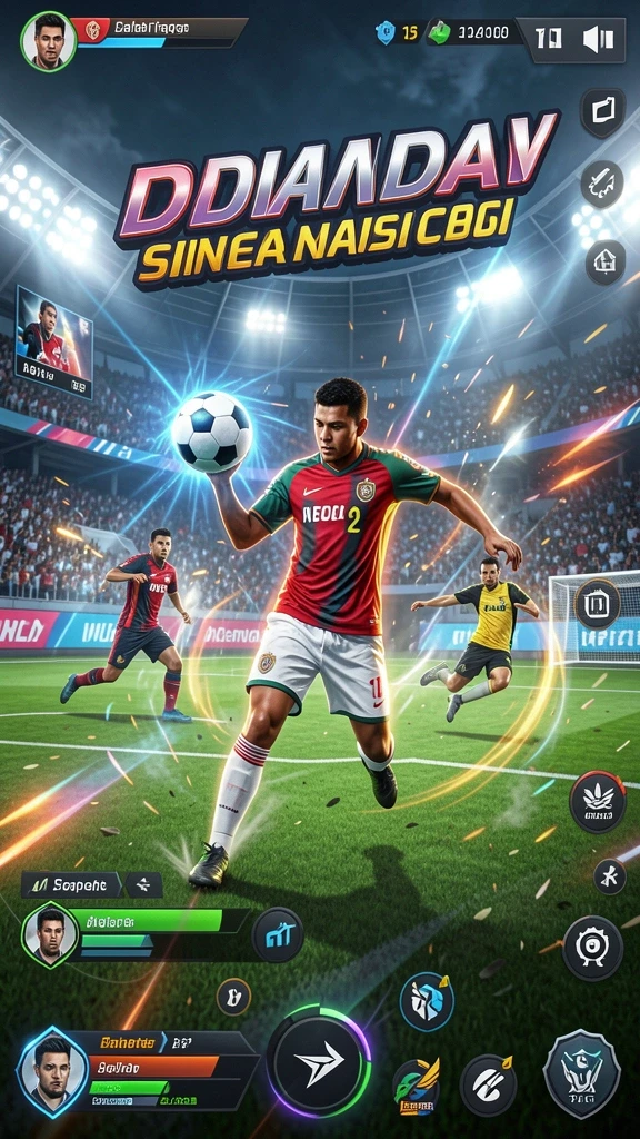 Gambaran level yang penuh dengan rintangan dan musuh.