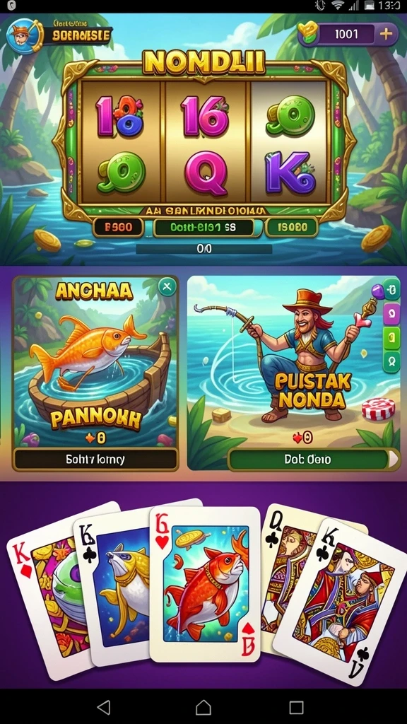 Tampilan utama KKSLOT777 dengan berbagai pilihan game.