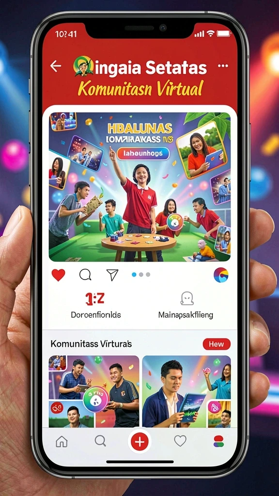 Tampilan menu utama dengan navigasi yang mudah.