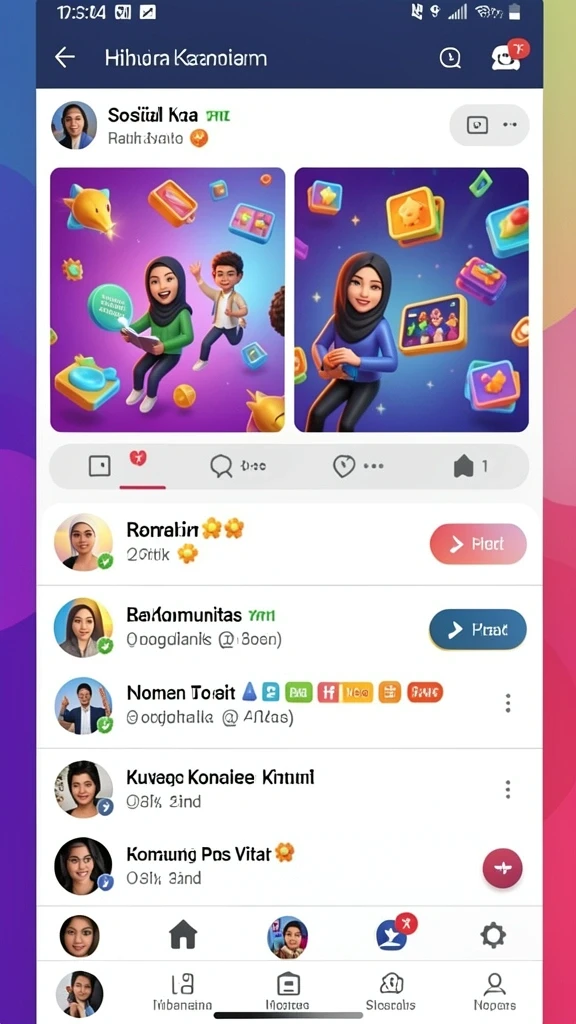 Karakter yang dapat disesuaikan dengan berbagai pilihan unik.