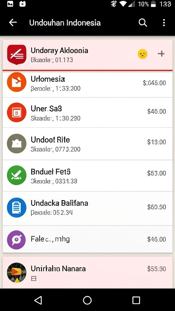 Tampilan antarmuka yang menarik dan mudah digunakan.