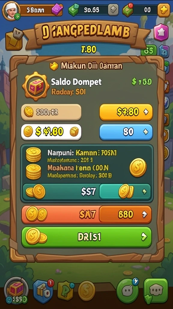 Tampilan menarik dengan layout yang intuitif.