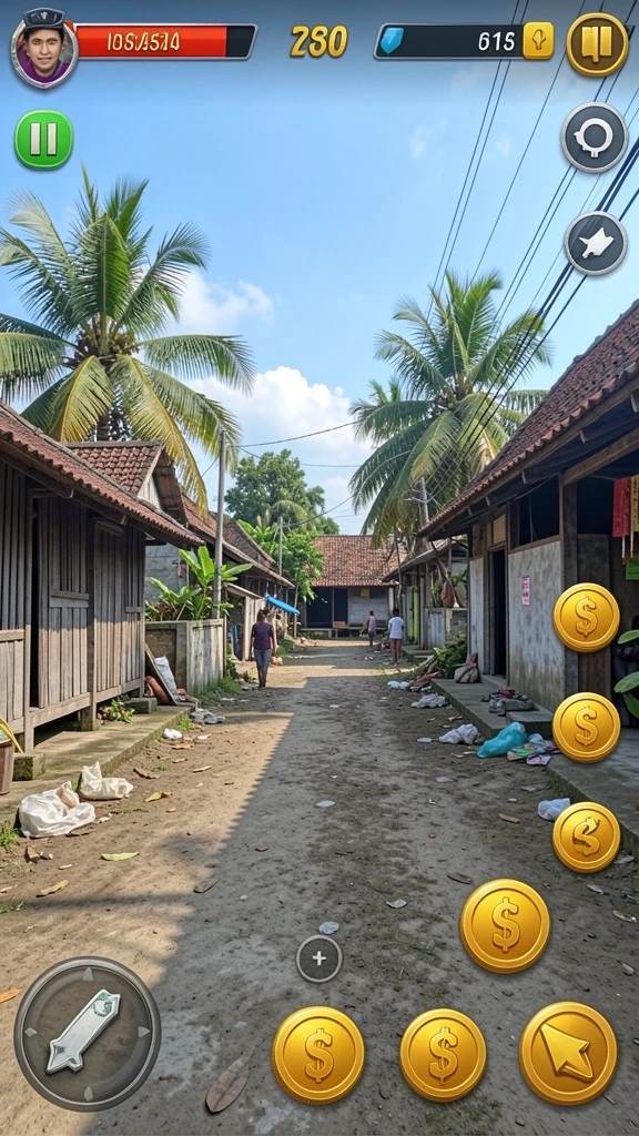 Tampilan grafis MZ356 yang memukau dan colorful.