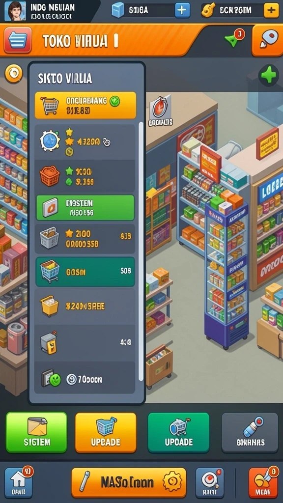 Screenshot dari misi mengasah otak yang menantang.
