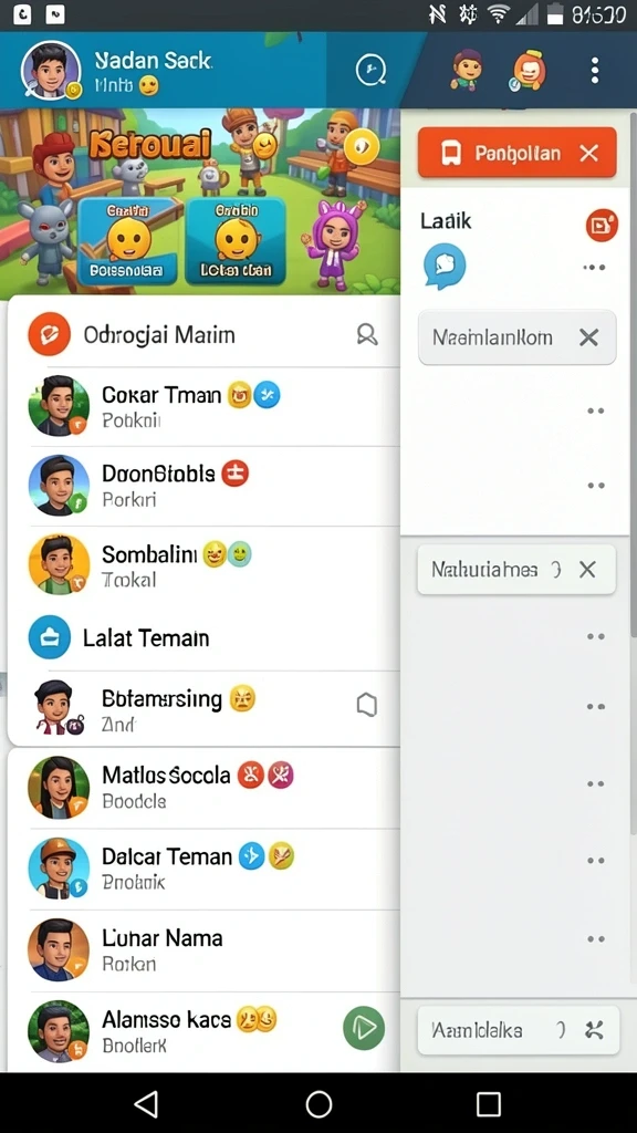 Komunitas aktif yang mendukung para pemain.