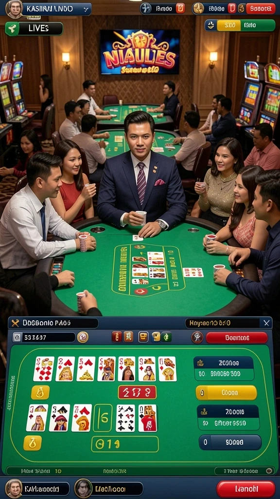 Ilustrasi level-game yang beragam dan menantang.