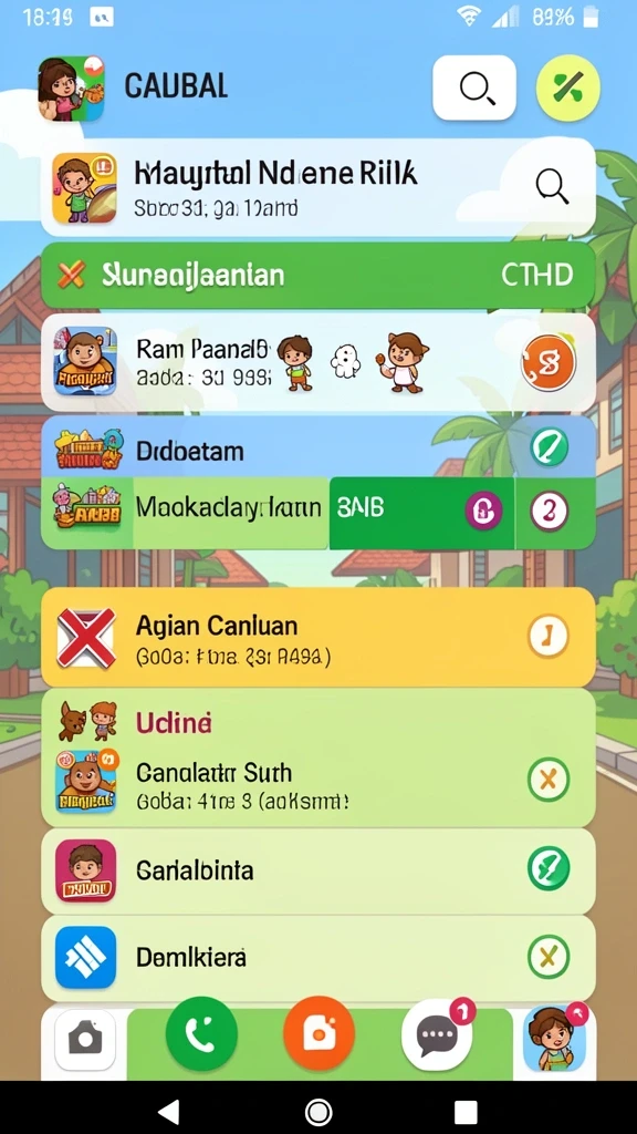 Tampilan antarmuka yang mudah dipahami.