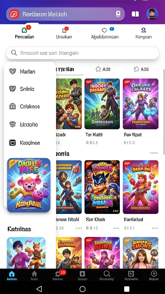 Tampilan utama SEDAPTOGEL yang menarik dan ramah pengguna.