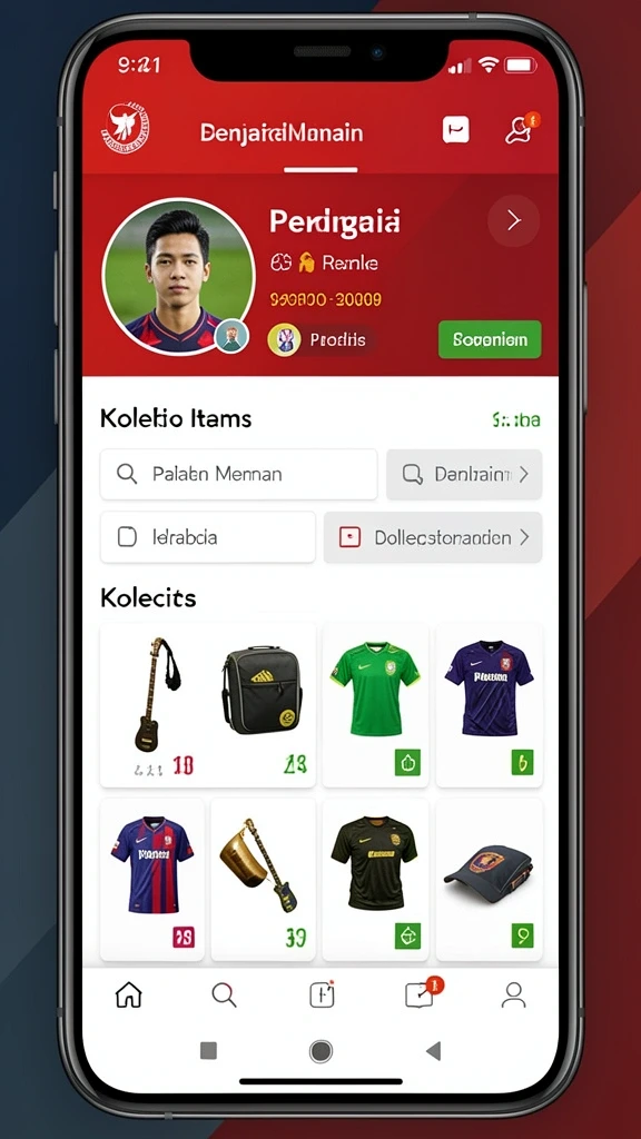 Karakter utama dengan desain yang unik dan menarik.