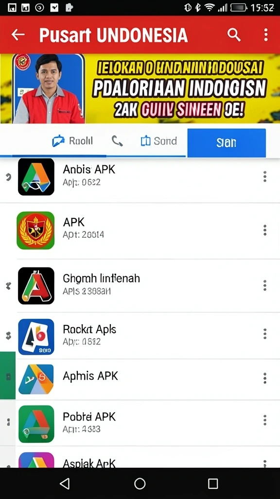Berbagai pilihan karakter yang dapat dipilih.