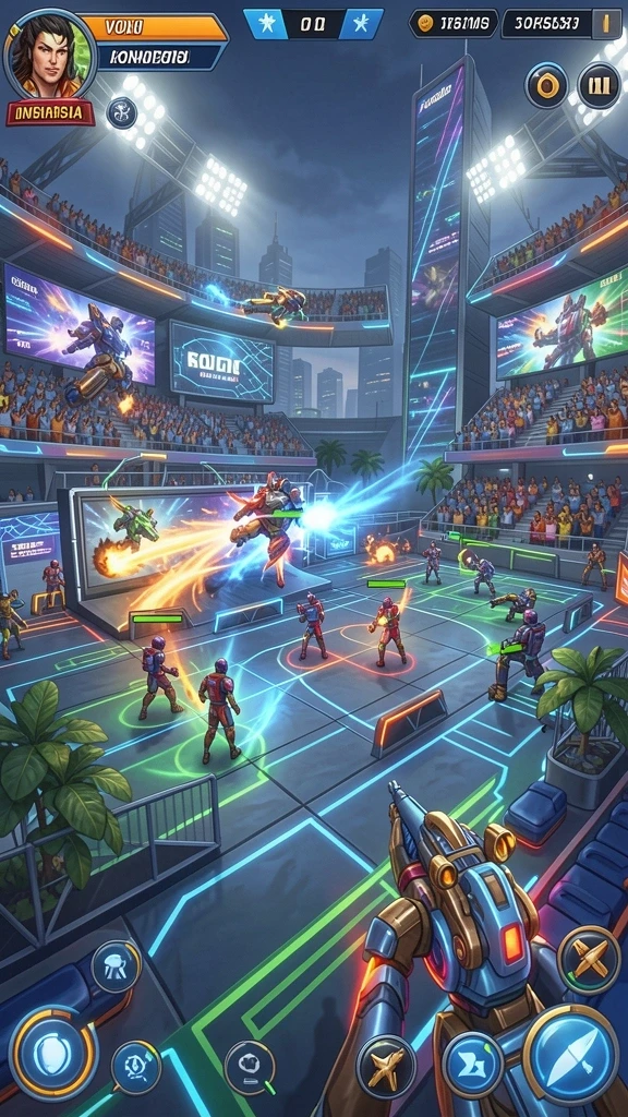 Fitur multiplayer untuk bermain dengan teman.