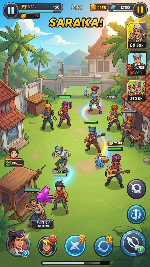 Fitur multiplayer yang menegangkan dan seru.