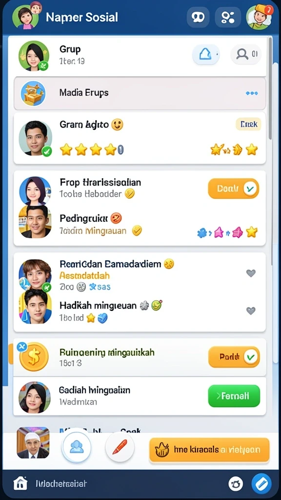 Screenshot memperlihatkan interaksi pemain dalam misi bersama.