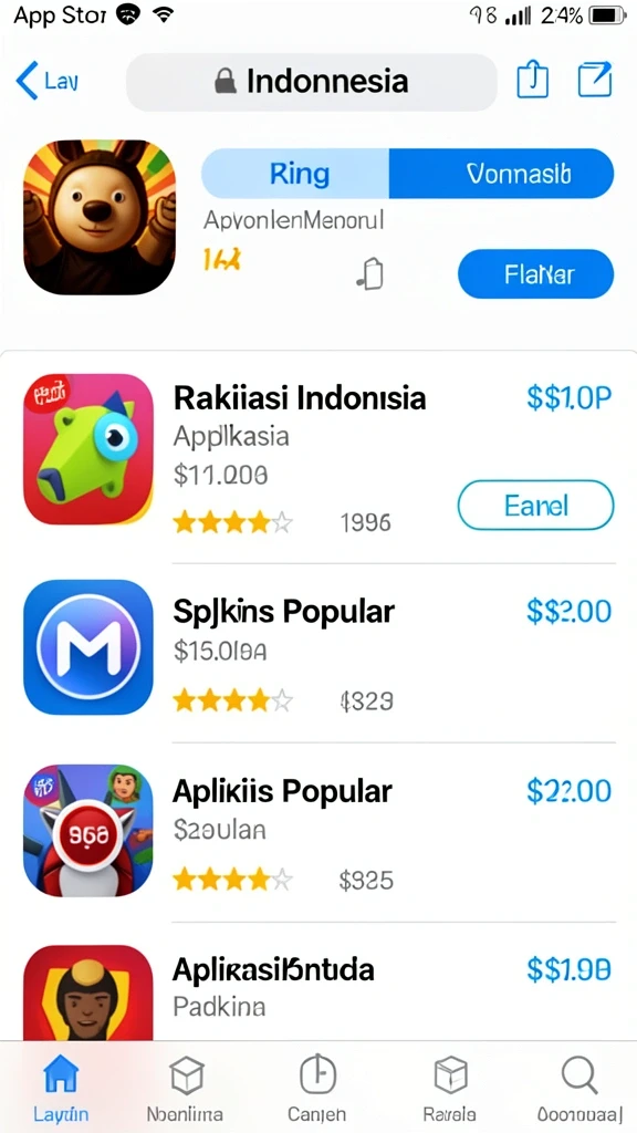 Fitur interaksi sosial untuk berkompetisi dengan teman.