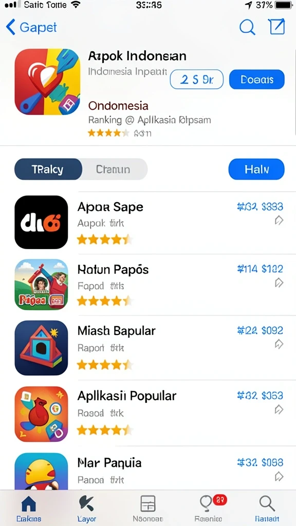 Beragam pilihan permainan yang menghibur.