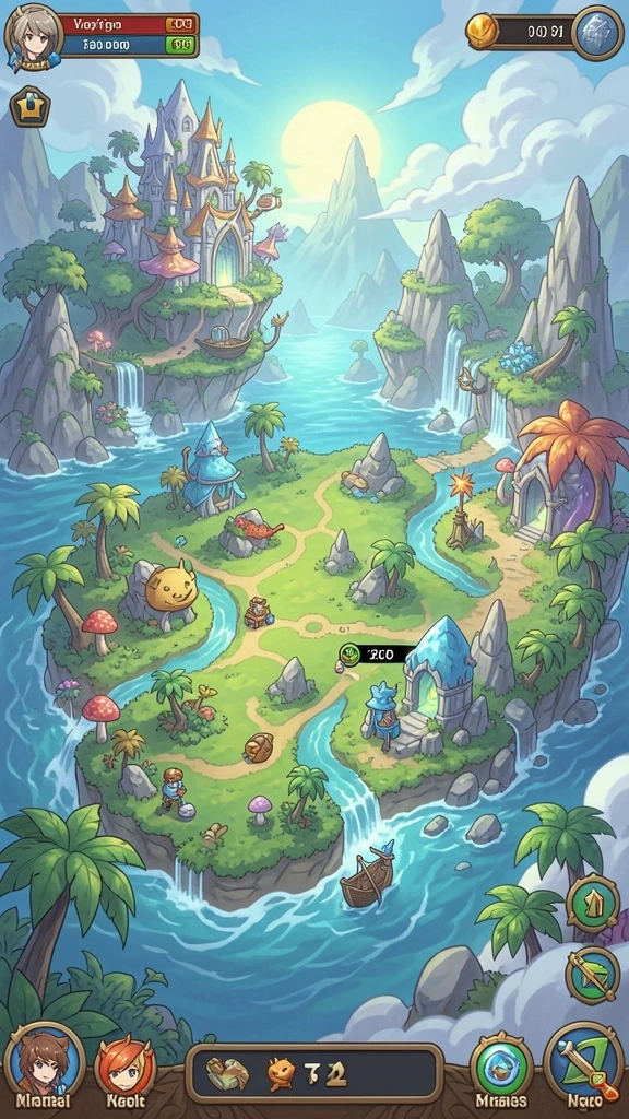 Tangkapan layar dari mode multiplayer yang seru.